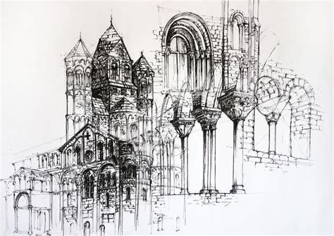 Romanesque Architecture by Alphirin on DeviantArt