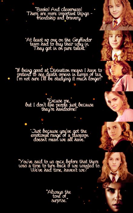 Emma Watson aka Hermione Granger quotes from the books and films | Harry potter quotes, Harry ...