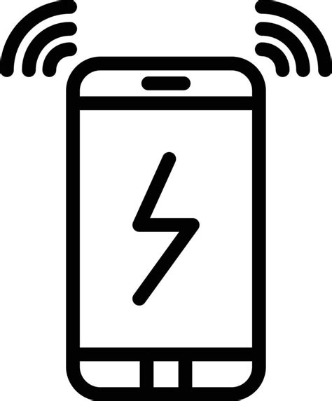 Wireless charging Vector Icon Design Illustration 7607398 Vector Art at Vecteezy