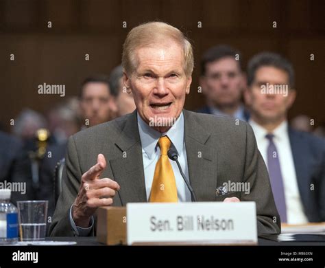 United States Senator Bill Nelson (Democrat of Florida) testifies ...