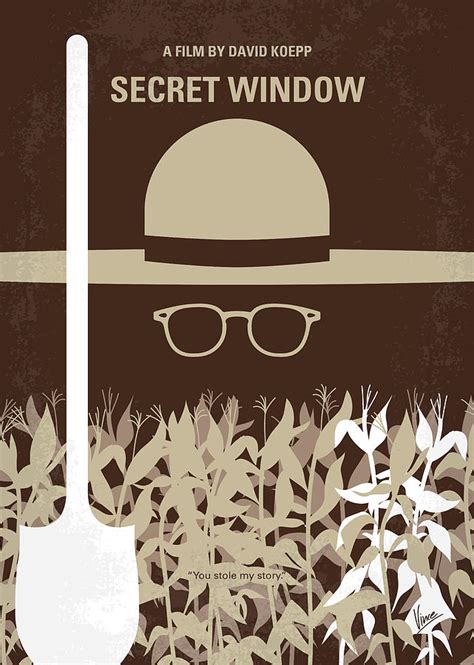 No830 My Secret Window minimal movie poster Digital Art by Chungkong Art | Pixels