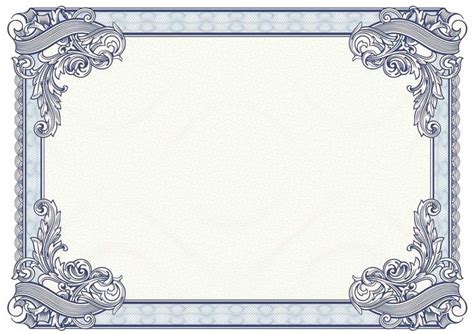 Certificate Borders Design Unique Certificate Border Design Templates ...