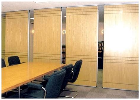 Customized Soundproof Office Wooden Partition Wall , Movable Room Dividers
