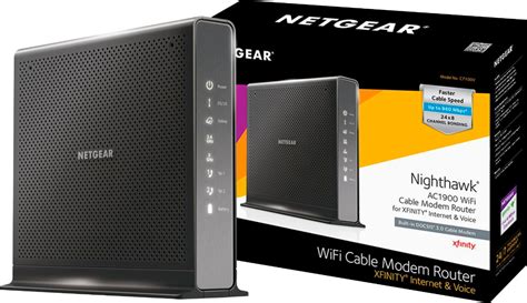 Customer Reviews: NETGEAR Nighthawk Dual-Band AC1900 Router with 24 x 8 DOCSIS 3.0 Cable Modem ...