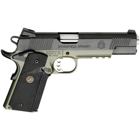 Springfield Armory 1911 Loaded Operator 45 Auto (ACP) 5in OD Green ...