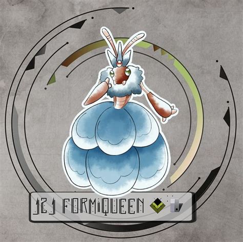 Fakemon designs on Instagram: “Formiqueen (formiga+queen), the ant ...