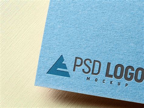 Free Logo Mockup PSD by MockupTree on Dribbble