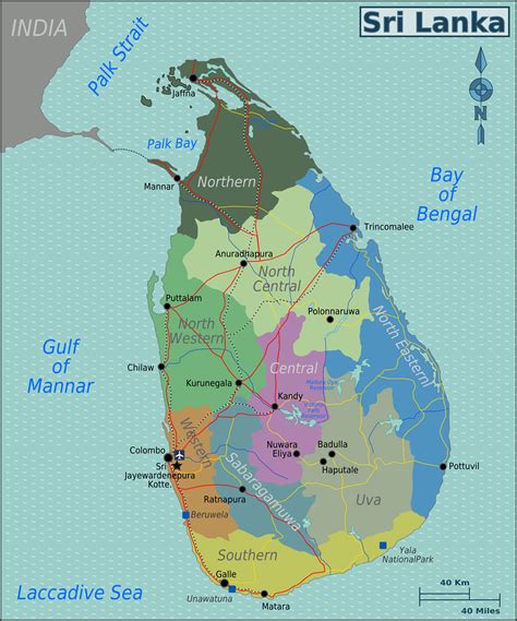 Sri lanka map districts - poretvina