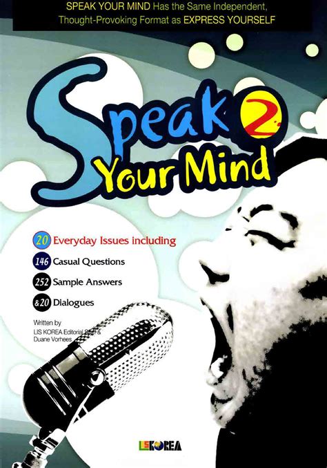 Speak YOUR MIND 2 - SPEAK YOUR MIND Has the Same Independent, Thought ...