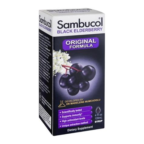 Sambucol Dietary Supplement Black Elderberry | Hy-Vee Aisles Online Grocery Shopping