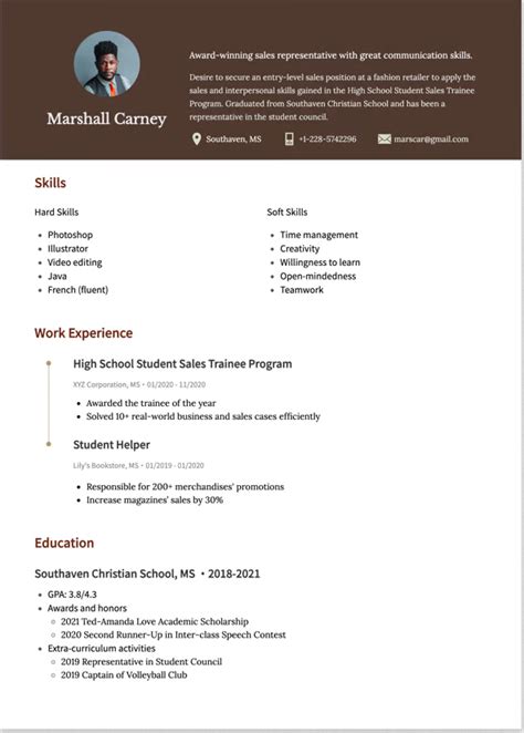 Student Portfolio Documents – Connections – Valley High School