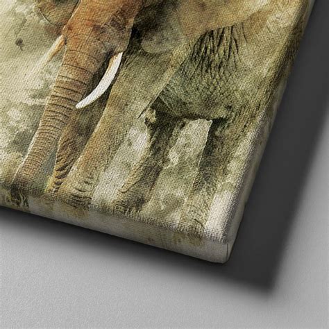 Elephant Wisdom Quote Canvas Set Home Decor Artwork - Etsy