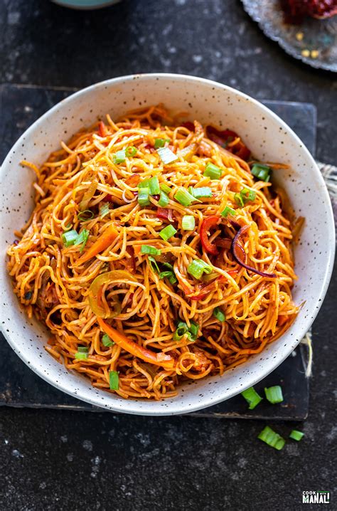 Schezwan Noodles - Cook With Manali