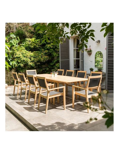 Alexander Rose Roble Tivoli 10 Seater Dining Set | GF&I Co.