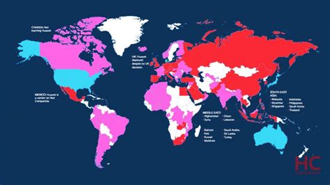 World Map Of 5g Locations