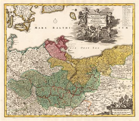 Margraviate of Brandenburg and Duchy of Pomerania (1720), by Johann ...