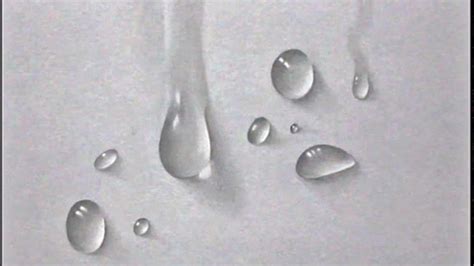 How to draw realistic water drop - Pencil drawing ! - YouTube