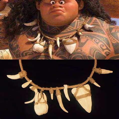 Maui from Moana Necklace - Demigod necklace, polynesian necklace Holiday Costumes, Family ...