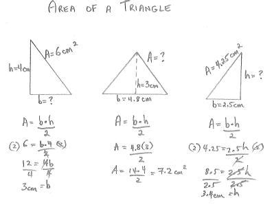 freemathtutoring - Area of a Triangle Examples part of the official ...