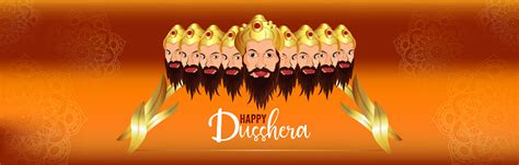 Indian Festival Happy Dussehra Celebration Background Stock ...