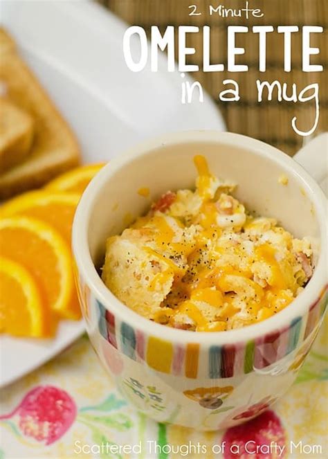 2 Minute Omelette in a Mug