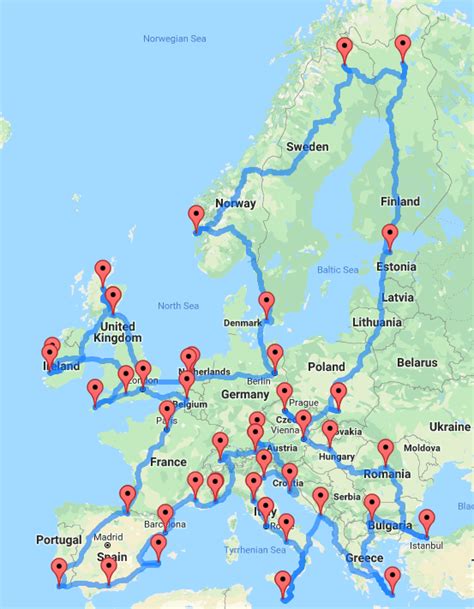 Here's How to Map an Epic European Road Trip - The Points Guy