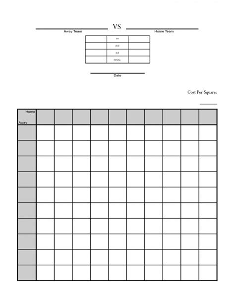 Football Pool Templates