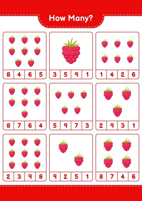 Free printable counting worksheets for kids – Artofit