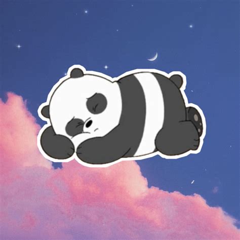 Sleepy panda