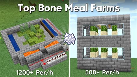 How To Build A Bone Meal Farm In Minecraft