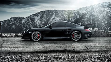 2015 Porsche 911 Carrera Turbo black supercar wallpaper | cars ...