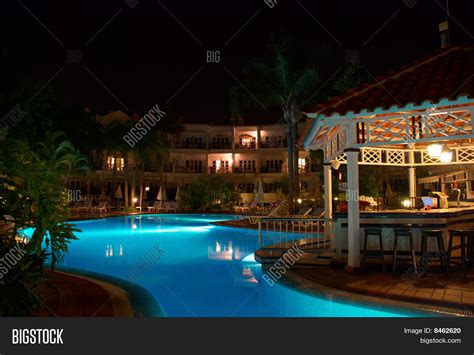 Swimming Pool Night Image & Photo (Free Trial) | Bigstock