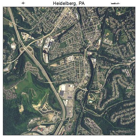 Aerial Photography Map of Heidelberg, PA Pennsylvania