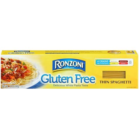 Ronzoni Gluten Free Spaghetti Pasta, 12-Ounce Box - Walmart.com ...