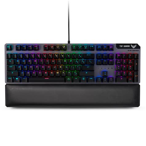 ASUS TUF Gaming K7 Optical-mech Gaming Keyboard with Linear Switch, Detachable Wrist Rest, IP56 ...