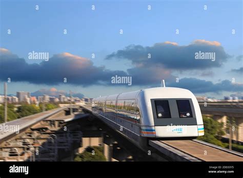 Shanghai maglev train Stock Photo - Alamy