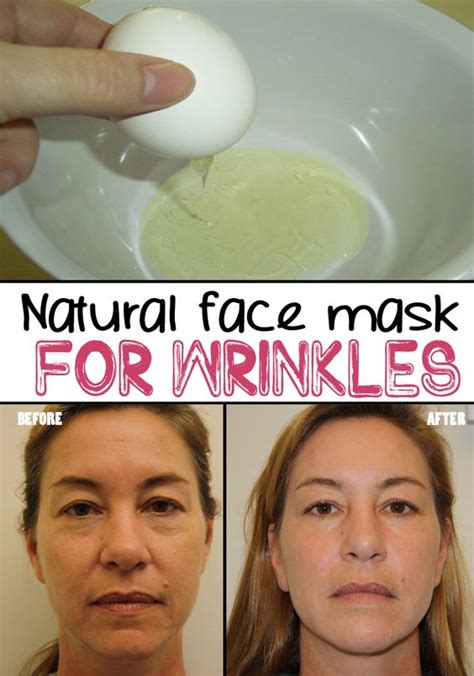 Natural face mask for wrinkles - Mr Health and You