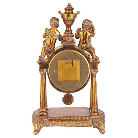 God of Time Pendulum Mantel Clock - Design Toscano