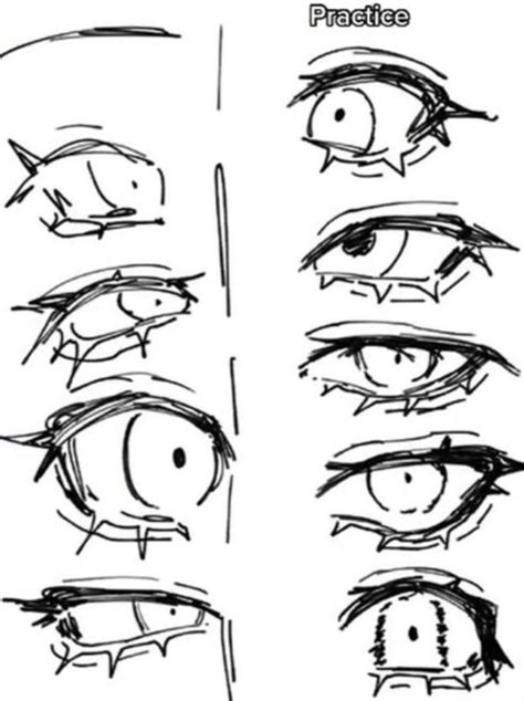 Anime drawing tutorial step by step in 2024 | Art reference, Eye ...