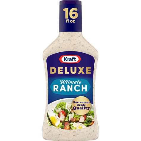 Kraft Deluxe Ultimate Ranch Dressing, 16 oz Bottle - Walmart.com