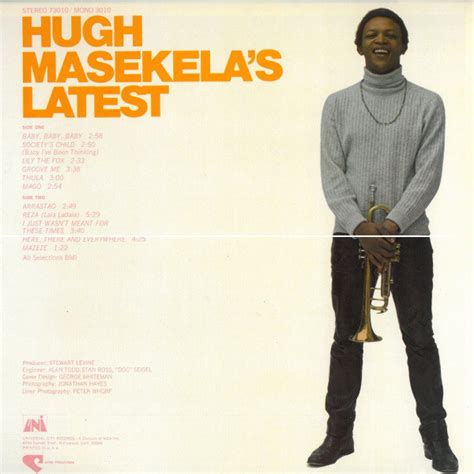 Hugh Masekela - Hugh Masekela's Latest - Used Vinyl - High-Fidelity ...