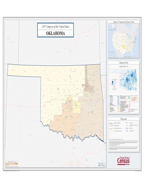 Oklahoma Congressional District Map Free Download