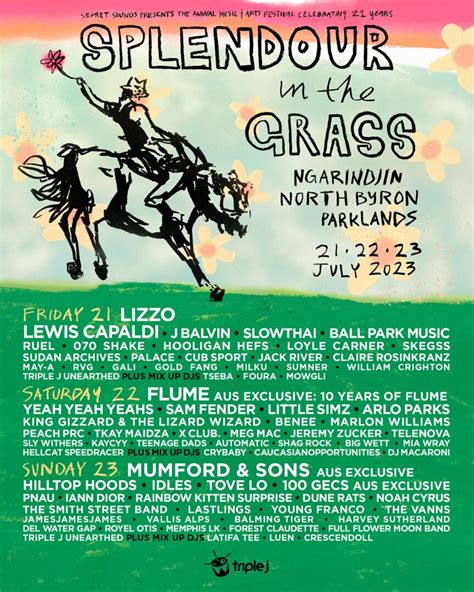 Splendour in the Grass Announces Full 2023 Lineup