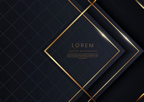 Abstract 3d modern luxury template dark and black triangles background ...