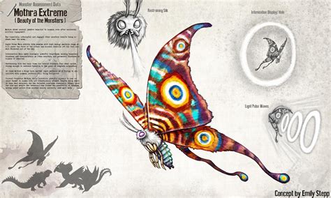 Mothra Extreme Concept Commission by EmilyStepp on DeviantArt | Kaiju art, Dragon type pokemon ...