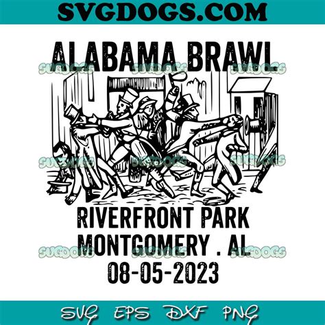 Alabama Brawl Montgomery Riverfront Brawl SVG PNG #1