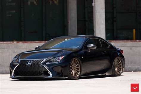 Lexus RC 350 F-Sport | "Black & Bronze" | Vossen VFS-2 Wheels ...