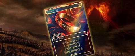 Coveted Magic: The Gathering, The One Ring Card Has Been Found, Valued ...