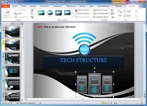 Animated Technology #template for #PowerPoint by PresenterMedia ...