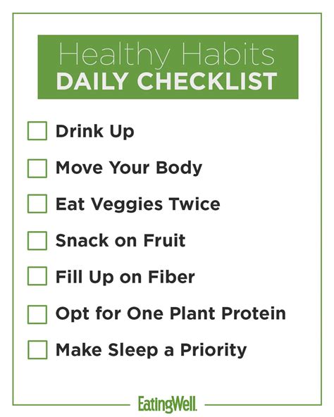 Don't Worry If You've Given Up on Those Resolutions—Try our Healthy Habits Checklist Instead